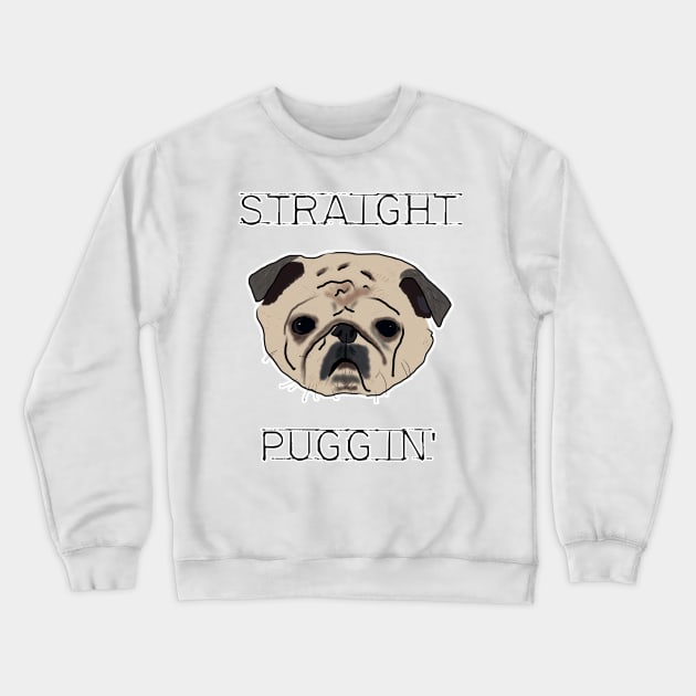 Pug Thug Crewneck Sweatshirt by Tiny Baker